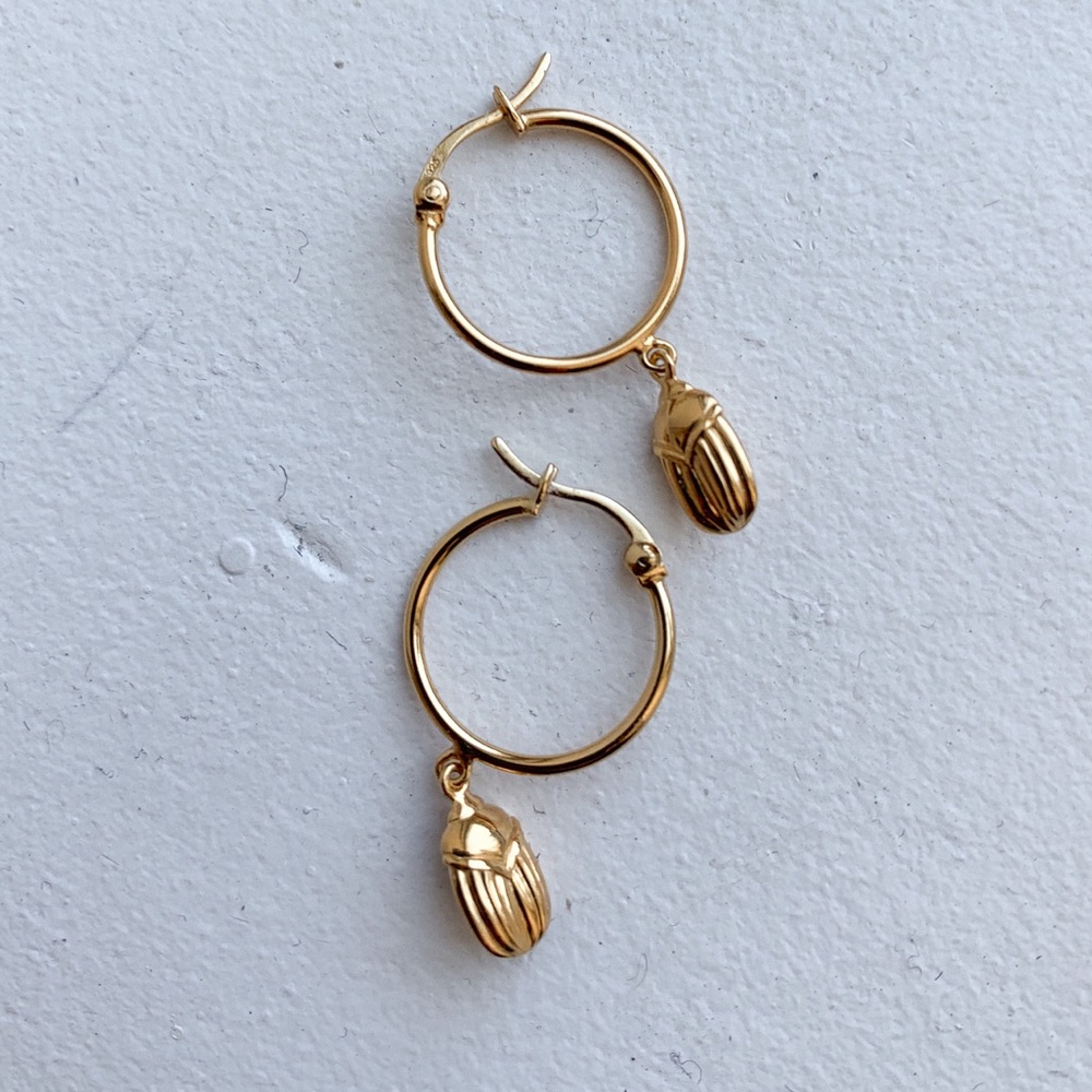 Scarab Hoops
